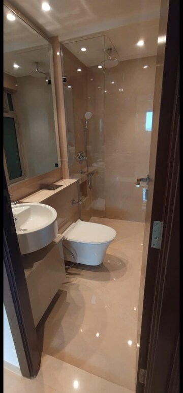 Bathroom in 1 BHK Apartment at Hiranandani Highland, Powai – for Rent