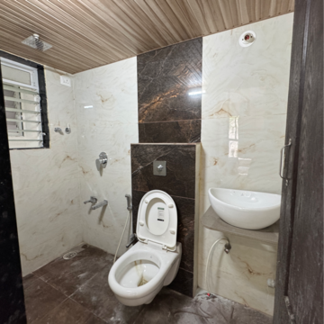 Bathroom in 2 BHK Apartment at Ashapura Aditya Heights, Sbi Colony – for Sale