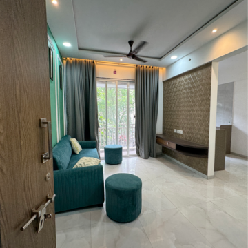 Living Room in 2 BHK Apartment at Ashapura Aditya Heights, Sbi Colony – for Sale