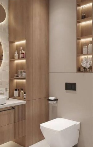 Bathroom in 1 BHK Builder Floor at RWA Vaishali Apartments, Govindpuri – for Sale