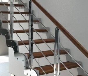 Staircase in 1 BHK Builder Floor at RWA Vaishali Apartments, Govindpuri – for Sale