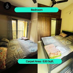 Bedroom in 2 BHK Apartment at Jagdale Velvet, Shastri Nagar – for Sale