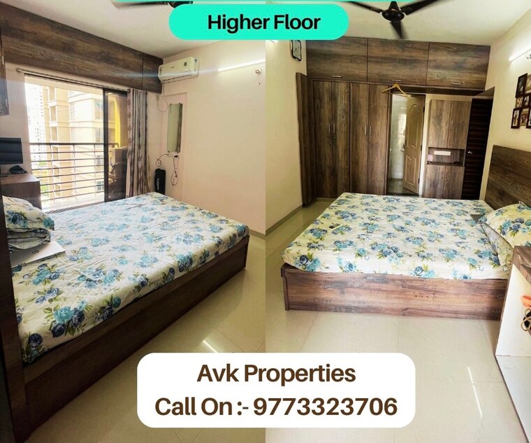 Bedroom, jagdale-velvet 2 Bedroom 530 Sq.Ft. Apartment In Shastri Nagar Thane 8917589