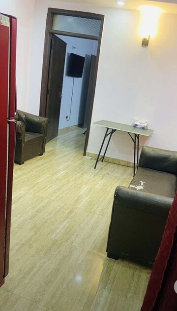 Living Room in 1 BHK Builder Floor at Khirki Extension – for Rent