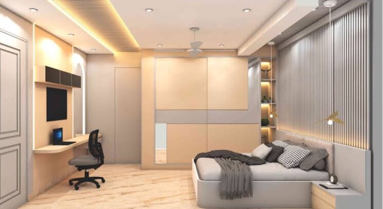 Master Bedroom, saket 2 Bedroom 820 Sq.Ft. Builder Floor In Saket Delhi 8917597