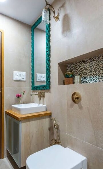 Attached Bathroom in 2 BHK Builder Floor at Saket – for Rent