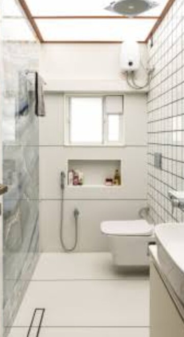 Bathroom in 2 BHK Builder Floor at Saket – for Rent