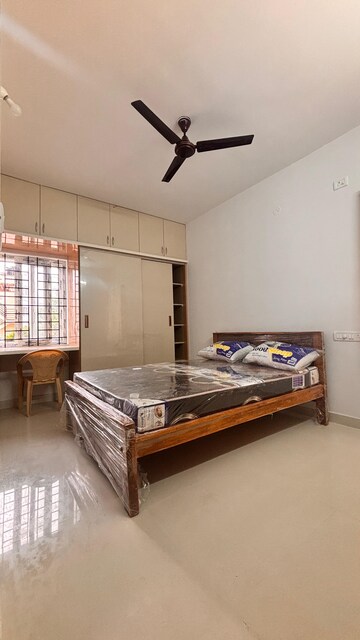 Master Bedroom in 1 BHK Builder Floor at Kodihalli – for Rent