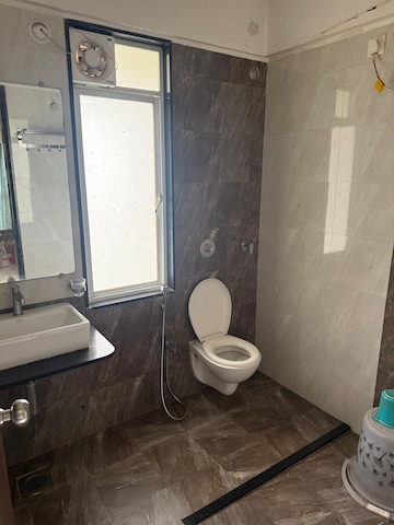 Bathroom in 3 BHK Apartment at Lohia Unicus C Wing, Bavdhan – for Rent