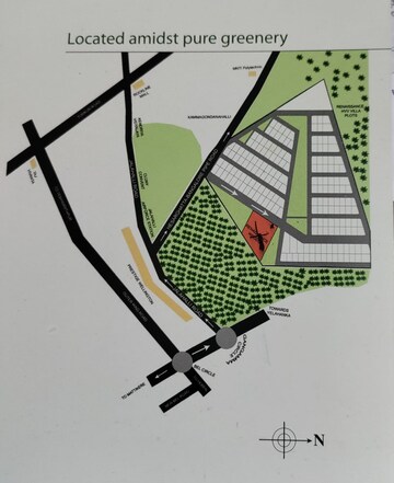 3 BHK Apartment – Map Location View at Renaissance Woods Phase II, Jalahalli - for Sale