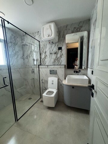 Bathroom in 4 BHK Builder Floor at Emaar Sco, Sector 65 – for Sale