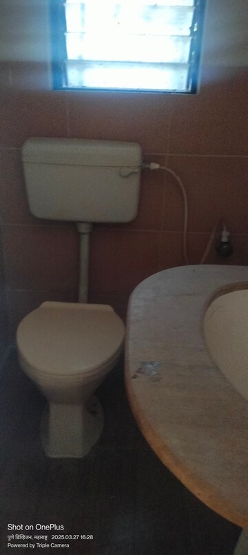 Bathroom in 3 BHK Apartment at Border Road Housing Society, Dhanori – for Rent