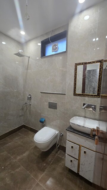 Bathroom in 3 BHK Builder Floor at Rajouri Garden – for Rent