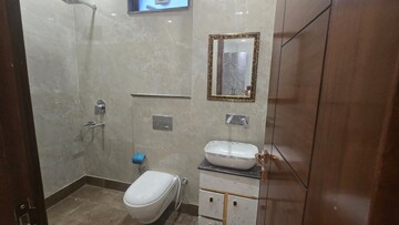 Bathroom in 3 BHK Builder Floor at Rajouri Garden – for Rent