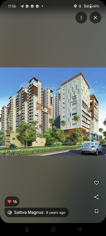 2.5 BHK Apartment For Rent in Salarpuria Sattva Magnus, Jubilee Hills