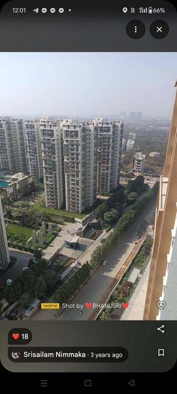 3 BHK Apartment For Rent in Aparna Sarovar Zenith, Nallagandla