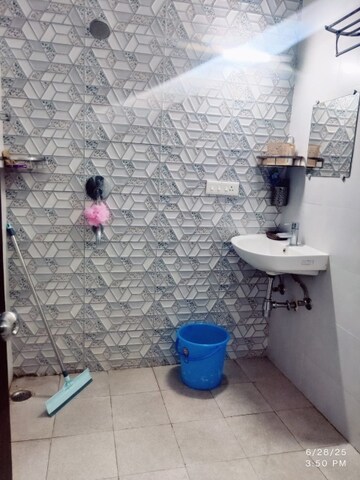 Bathroom in 2 BHK Builder Floor at Bharat Residency Gurgaon, Sector 15 – for Rent