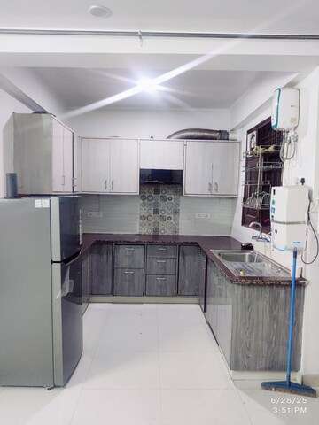 Kitchen in 2 BHK Builder Floor at Bharat Residency Gurgaon, Sector 15 – for Rent