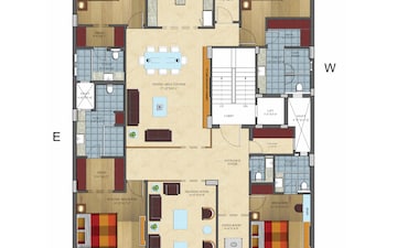 2 BHK Builder Floor For Rent in Unitech Arcadia, South City 2