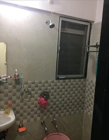 Bathroom in 2 BHK Apartment at Mahalaxmi Tower Kasarvadavali, Kasarvadavali – for Rent