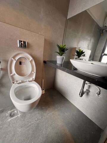 Bathroom in 2 BHK Apartment at Kalindi Tower, Oshiwara – for Rent