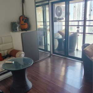 Living Room in 3 BHK Apartment at Kanakia Space Samarpan Exotica, Magathane – for Sale