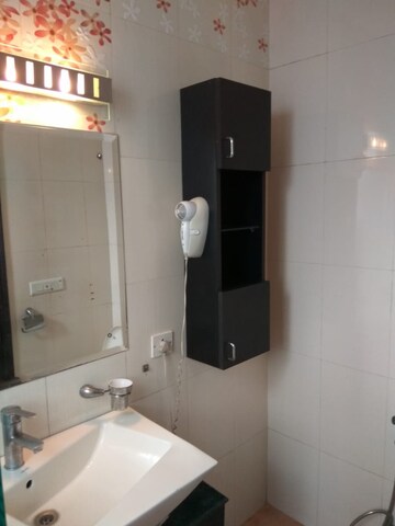 Bathroom in Studio Builder Floor at Jangpura – for Rent