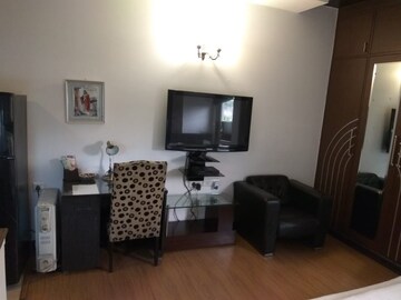 Living Room in Studio Builder Floor at Jangpura – for Rent
