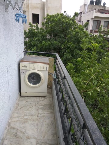 Balcony in Studio Builder Floor at Jangpura – for Rent