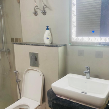 Bathroom in 2.5 BHK Apartment at Ace Divino, Aimnabad – for Sale
