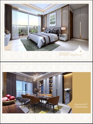 Living Room in 4 BHK Apartment at Adore The Select Premia, Sector 77 – for Sale