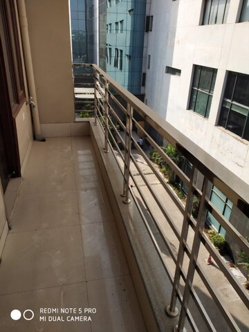 Balcony in 3 BHK Builder Floor at Bharat Residency Gurgaon, Sector 15 – for Rent