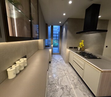 Kitchen in 5 BHK Builder Floor at Sushant Lok I – for Rent