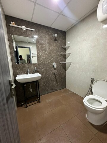 Bathroom in 2 BHK Builder Floor at MVL IPark, Sector 15 – for Rent