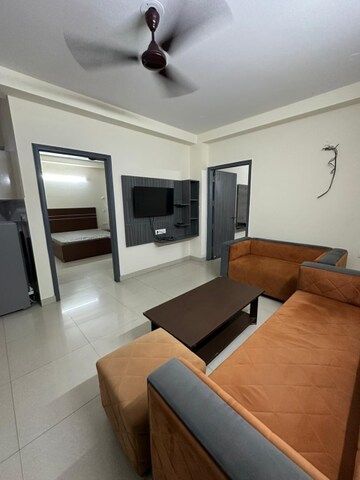 Living Room in 2 BHK Builder Floor at MVL IPark, Sector 15 – for Rent