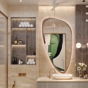 Bathroom in 3 BHK Builder Floor at BE Block Apartments RWA, Shalimar Bagh – for Sale