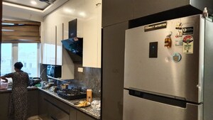 Kitchen in 3 BHK Builder Floor at Sector 85 – for Sale