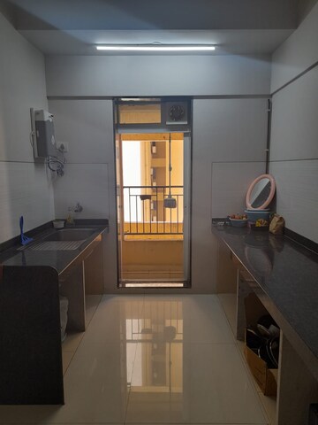 Kitchen in 1 RK Apartment at Ghantali Sahaniwas CHS, Naupada – for Rent