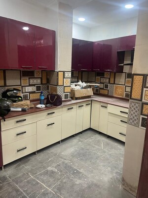 Kitchen in 3 BHK Builder Floor at Kailash Colony – for Sale