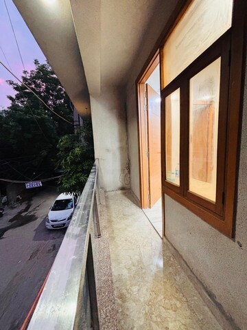 Balcony in 3 BHK Builder Floor at Saket – for Rent