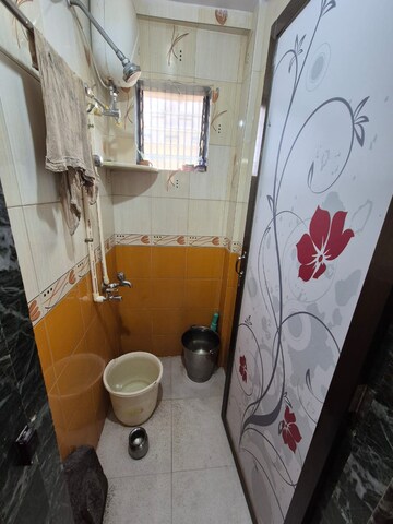 Bathroom in 1 BHK Apartment at Mahape – for Rent