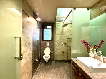 Bathroom in 4 BHK Apartment at Bhuvan Bloomingdales Apartments, Baner – for Rent