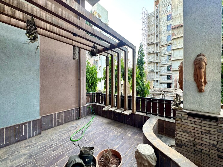 Balcony, bhuvan-bloomingdales-apartments 4 Bedroom 1850 Sq.Ft. Apartment In Baner Pune 8918650