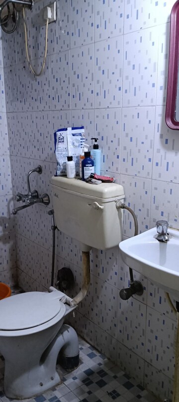 Bathroom in 1 RK Apartment at Ghansoli – for Rent