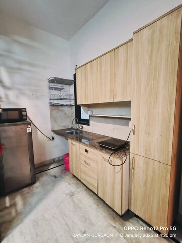 Kitchen in 1 BHK Builder Floor at Ansal Sushant Lok I, Sector 43 – for Rent