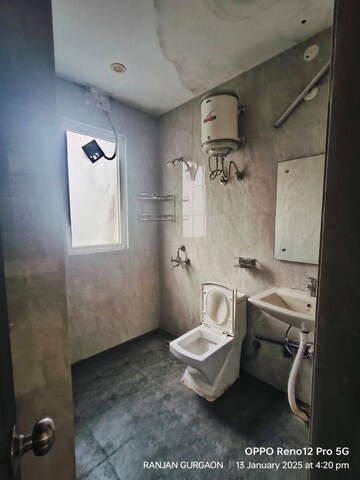 Bathroom in 1 BHK Builder Floor at Ansal Sushant Lok I, Sector 43 – for Rent