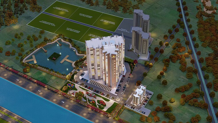 Exterior View, dragon-age-nottingham-homz 2 Bedroom 1245 Sq.Ft. Apartment In Bakkas Lucknow 8918855