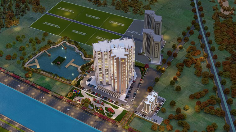Exterior View, dragon-age-nottingham-homz 2 Bedroom 1245 Sq.Ft. Apartment In Bakkas Lucknow 8918855