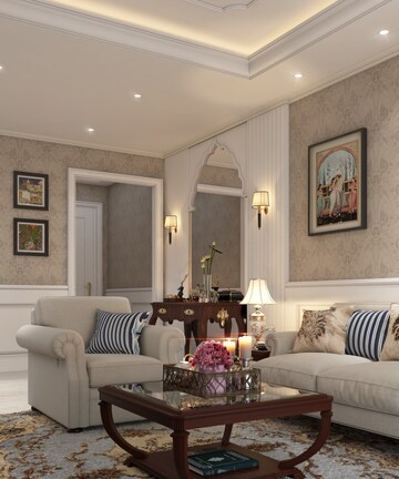 Living Room in 3 BHK Apartment at Sobha Royal Pavilion Phase 3, Sarjapur Road – for Sale