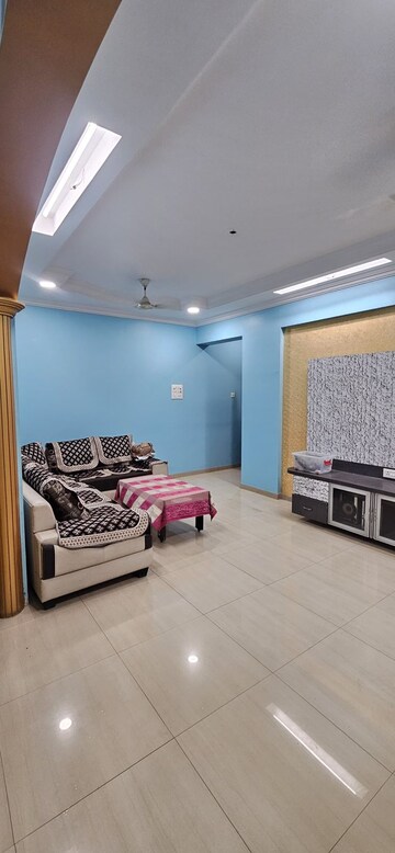 Living Room in 3 BHK Apartment at GK Dwarka Sai Paradise, Pimple Saudagar – for Rent